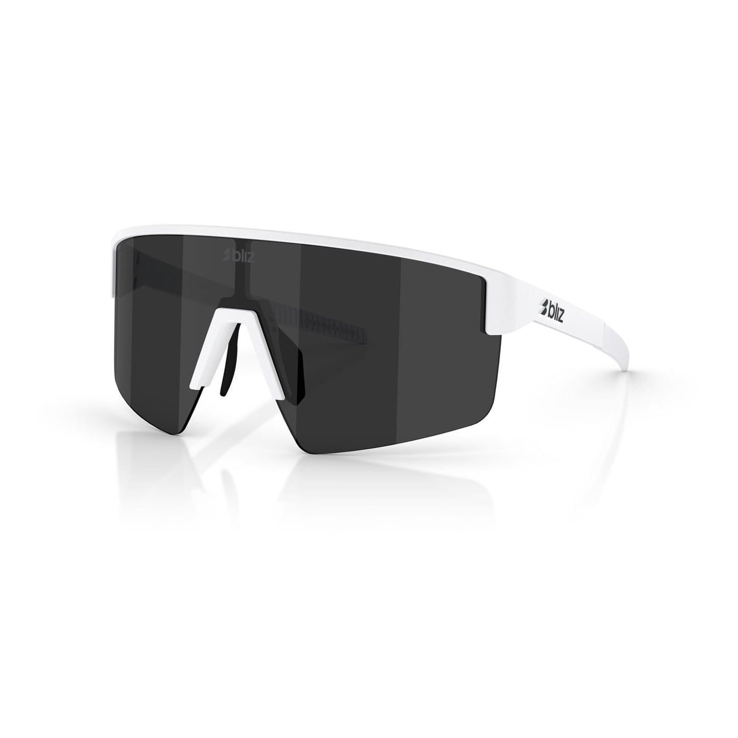 Gafas BLIZ P004 Blanco Mate Pantalla Ahumada