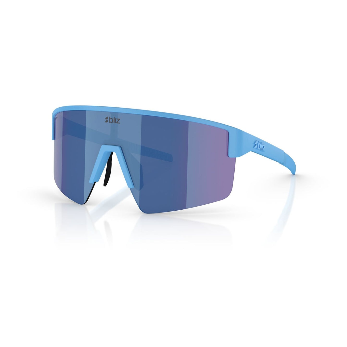 BLIZ P004 Gafas Azul Mate Lente Azul Espejo