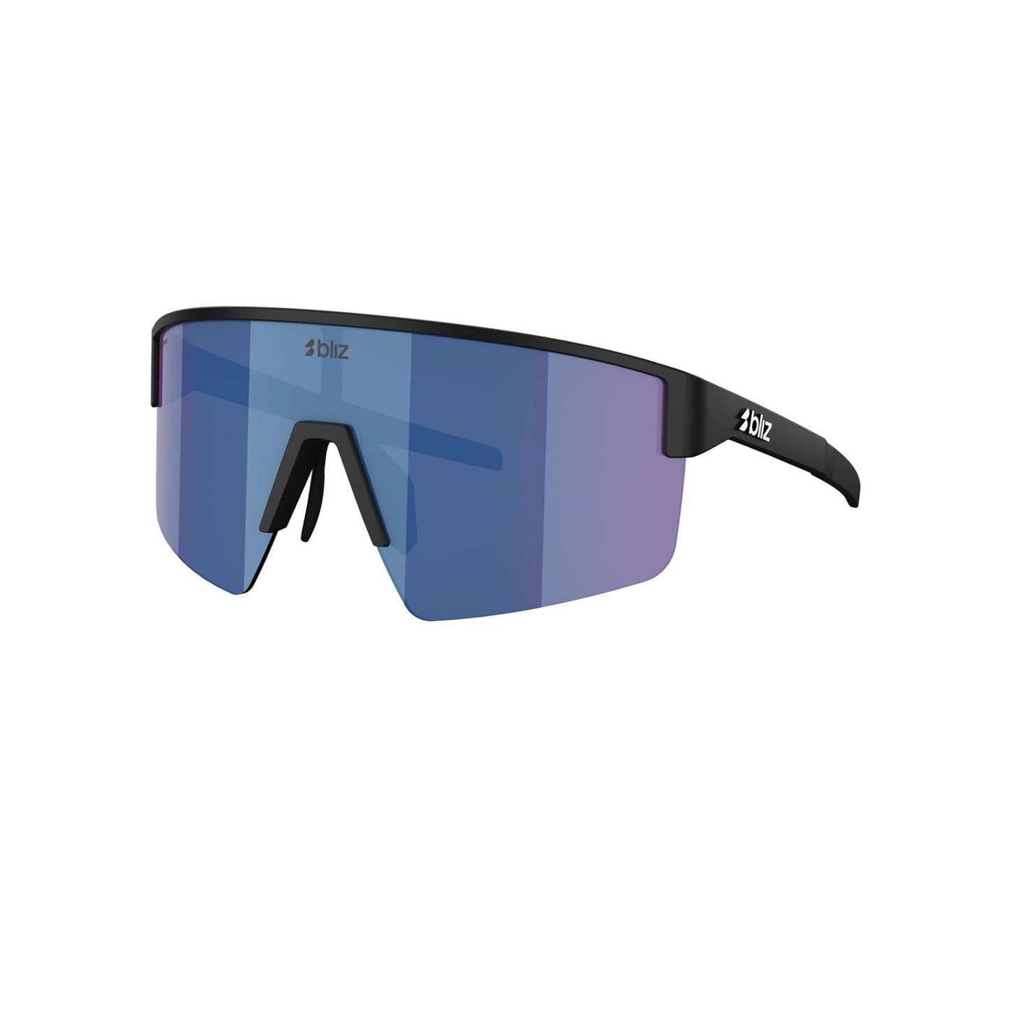 Gafas BLIZ P004 Negro Mate Lente Azul Espejo