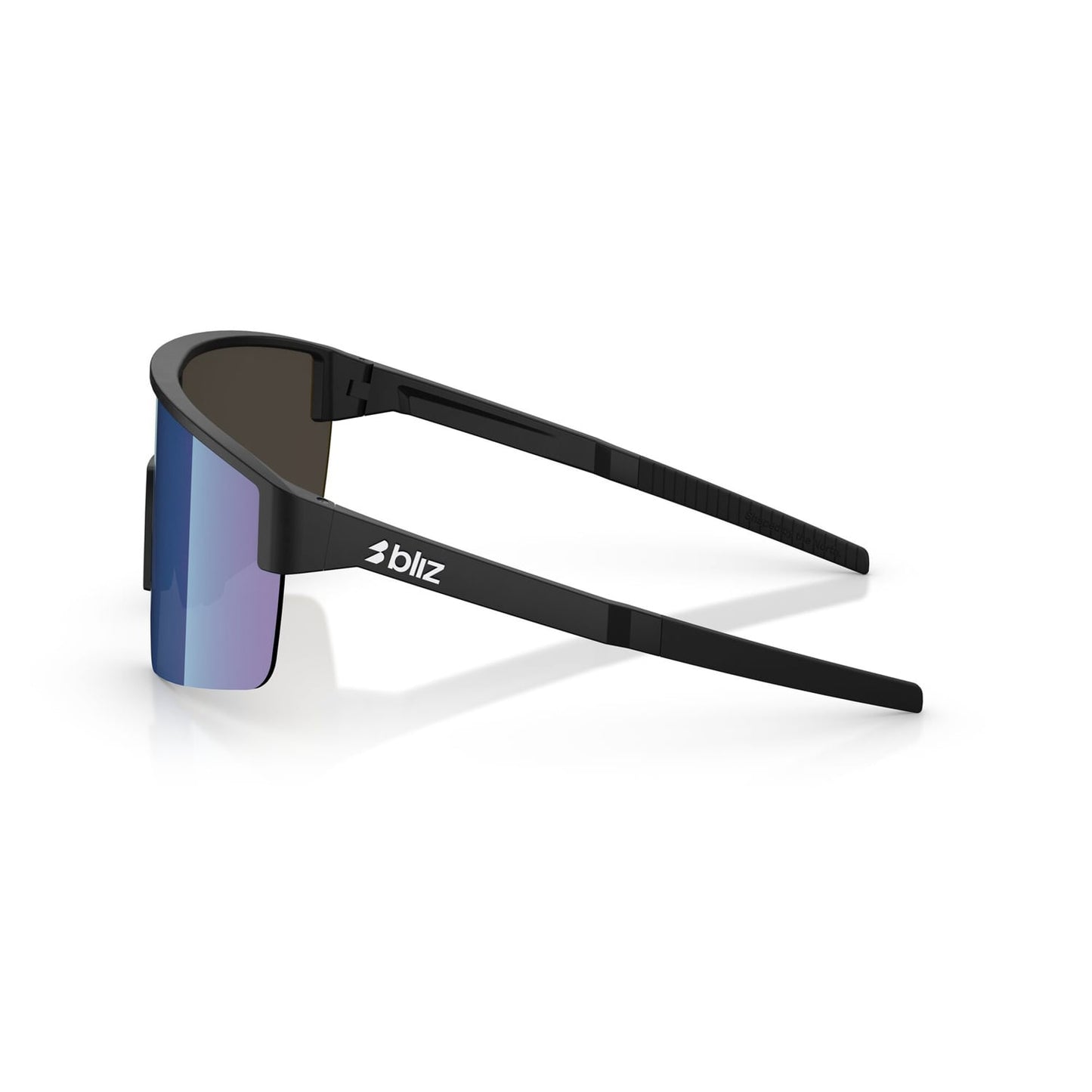 Gafas BLIZ P004 Negro Mate Lente Azul Espejo