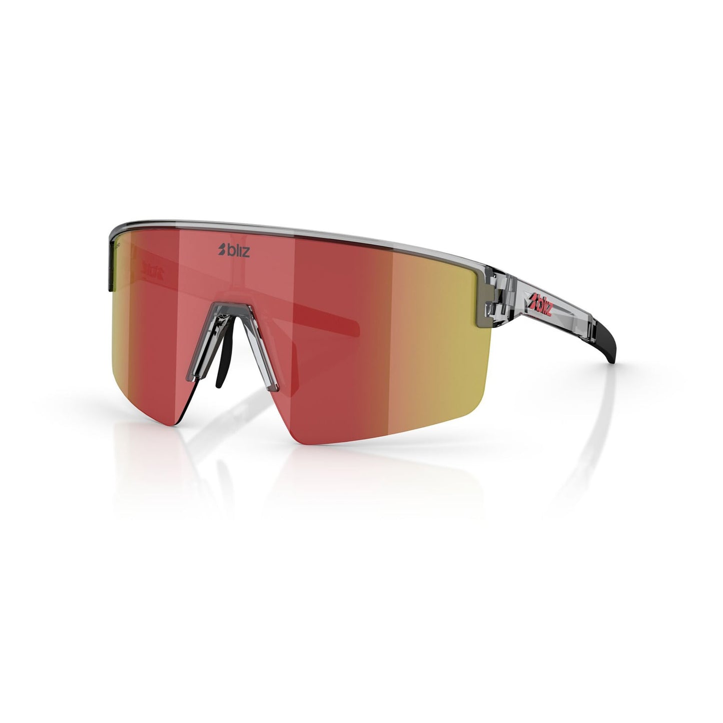 Gafas BLIZ P004 Pantalla Gris Transparente Rojo Multi