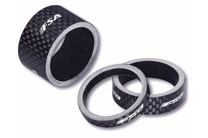 Distanciador de Dirección FSA 1"1/8 Carbono Negro