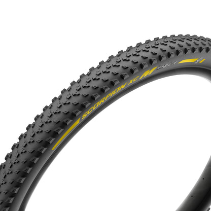 Neumático PIRELLI SCORPION RACE XC M Lite 29x2.40 Tubeless Ready Flexible Negro/Amarillo Team Edition