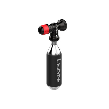 Inflador de CO2 LEZYNE CLIK DRIVE + cartucho de CO2 roscado