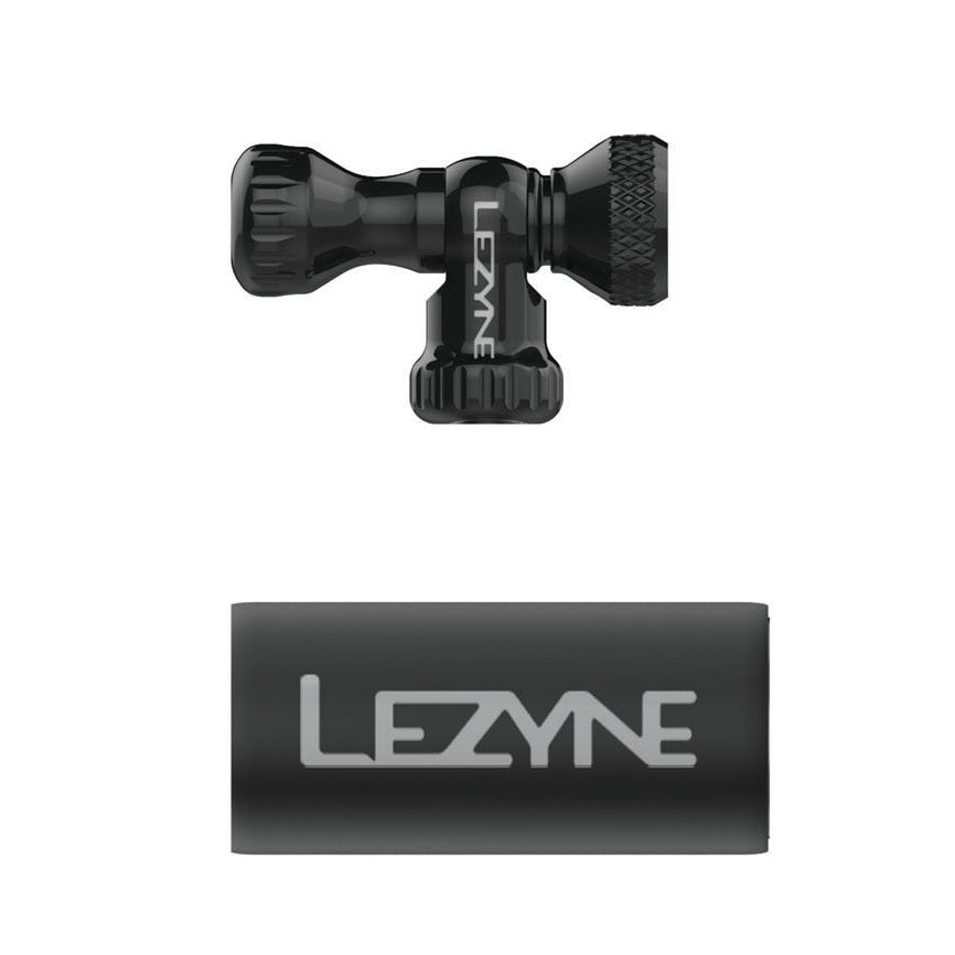 Cabezal de inflado de CO2 LEZYNE CONTROL DRIVE CO2 negro
