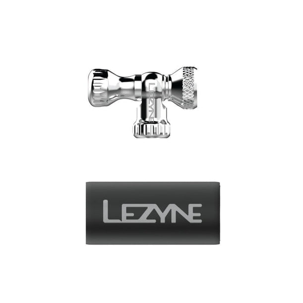 Cabezal de inflado de CO2 LEZYNE CONTROL DRIVE CO2 plata