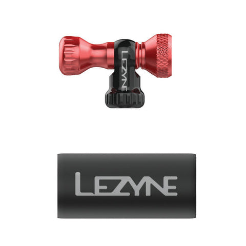 Cabezal de inflado de CO2 LEZYNE CONTROL DRIVE CO2 rojo