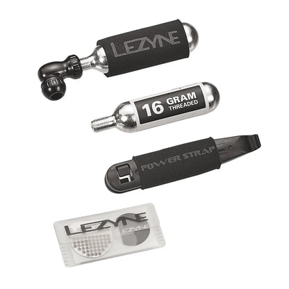 Kit de reparación LEZYNE TWIN DRIVE Repair Combo + cartucho de CO2 roscado