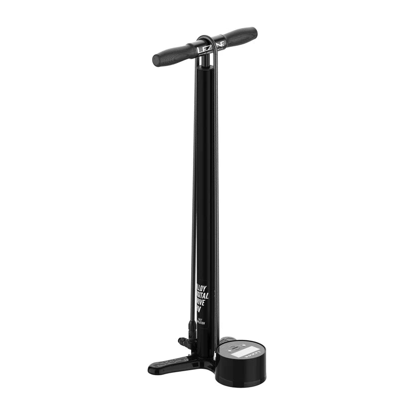 Bomba de pie LEZYNE ALLOY FLOOR DRIVE HV DIGITAL 3.5 negra