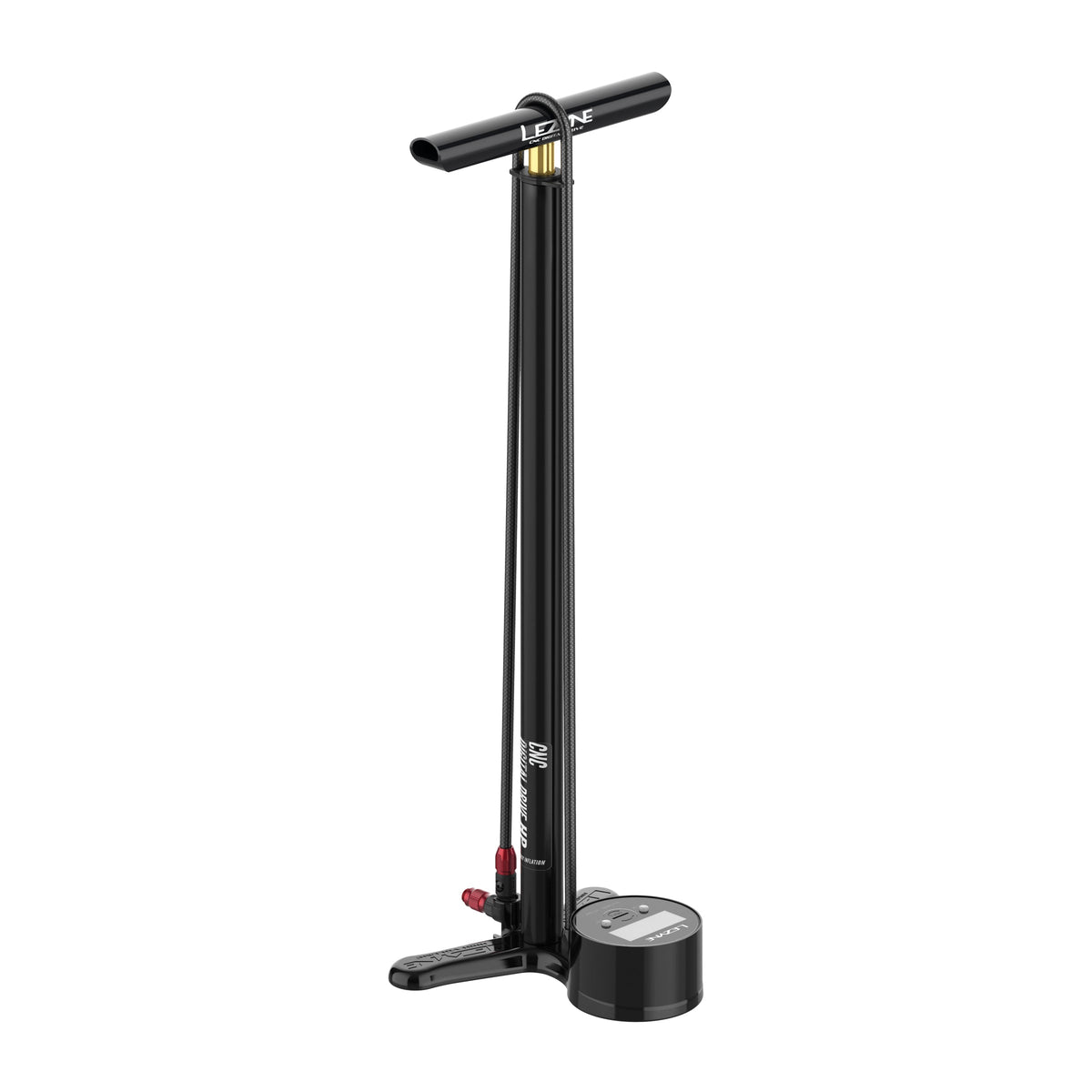 Bomba de pie LEZYNE DIGITAL DRIVE 3.5 CNC negra