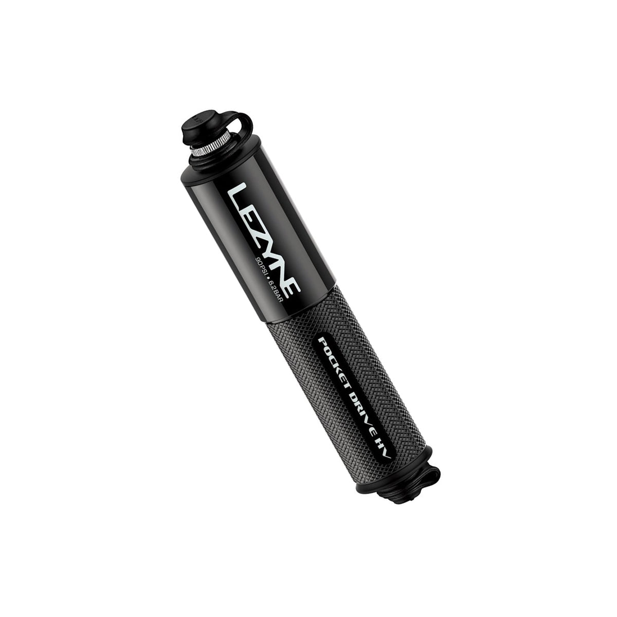 Bomba de mano LEZYNE POCKET DRIVE HV LOADED negra