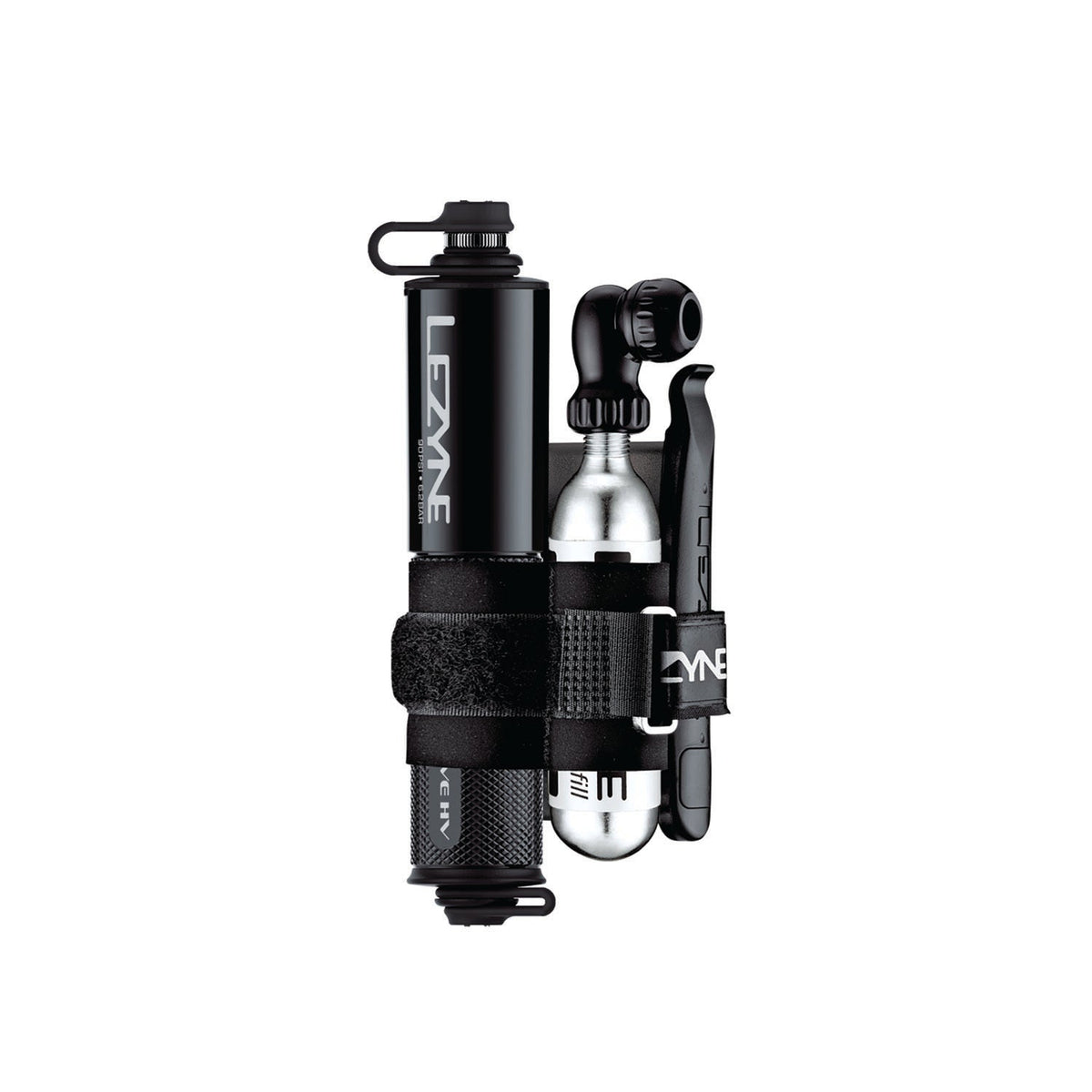 Bomba de mano LEZYNE POCKET DRIVE HV LOADED negra