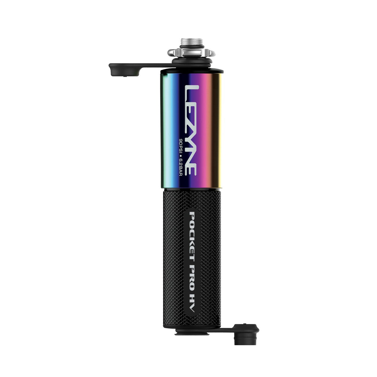 Bomba de mano LEZYNE POCKET DRIVE PRO HV negro metálico