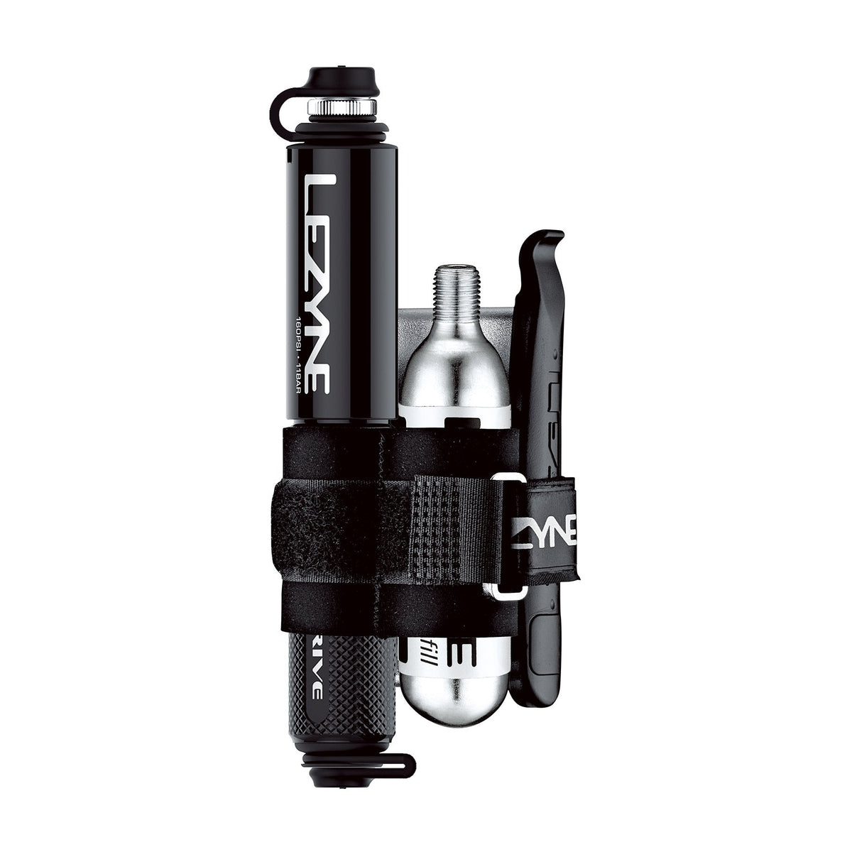 Minibomba de mano LEZYNE CNC POCKET DRIVE LOADED negra
