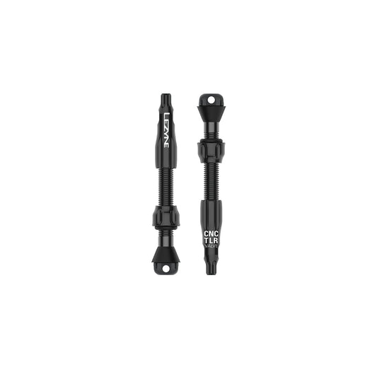 Pack de 2 válvulas tubeless LEZYNE CNC PRO de 44 mm negras