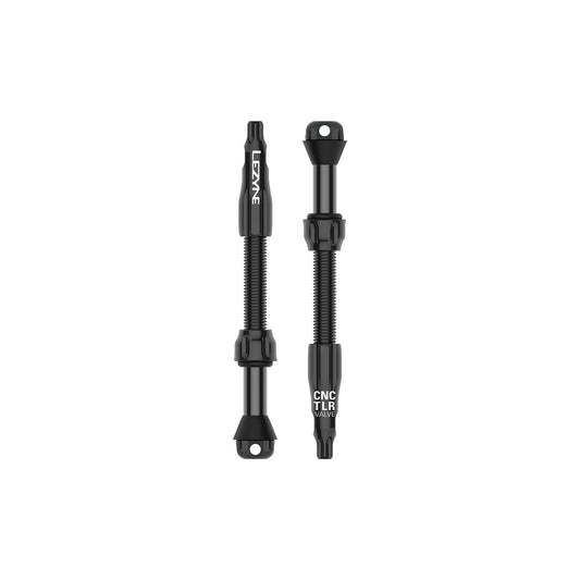Juego de 2 válvulas tubeless LEZYNE CNC PRO de 60 mm, negro