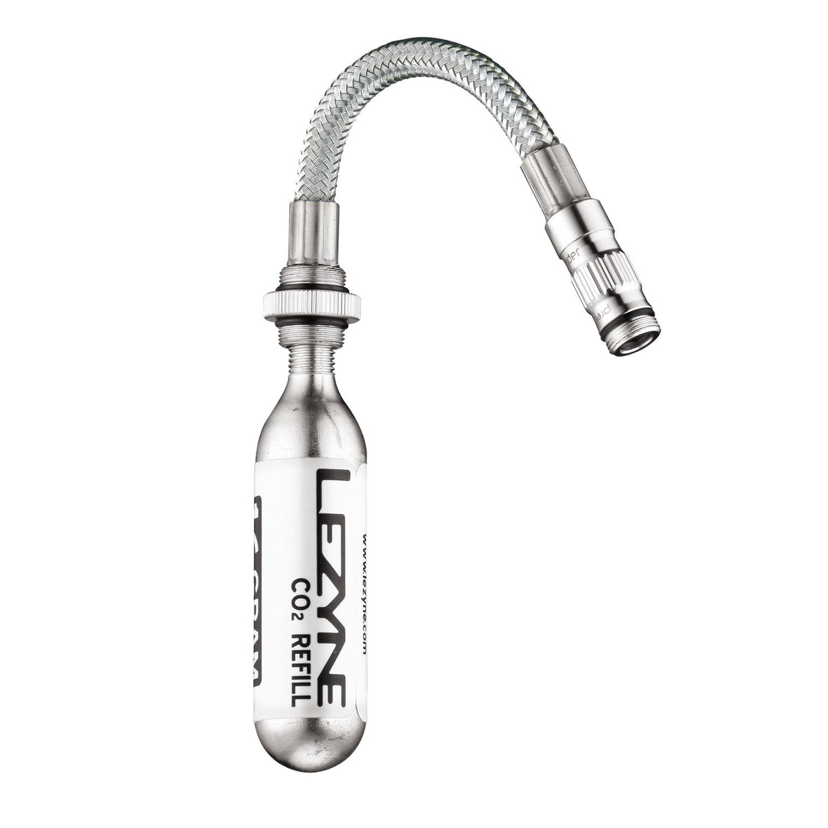 Latiguillo de recambio LEZYNE CO2 plateado
