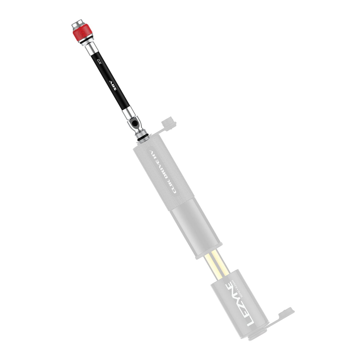 Latiguillo LEZYNE ABS para válvula CLIK negro