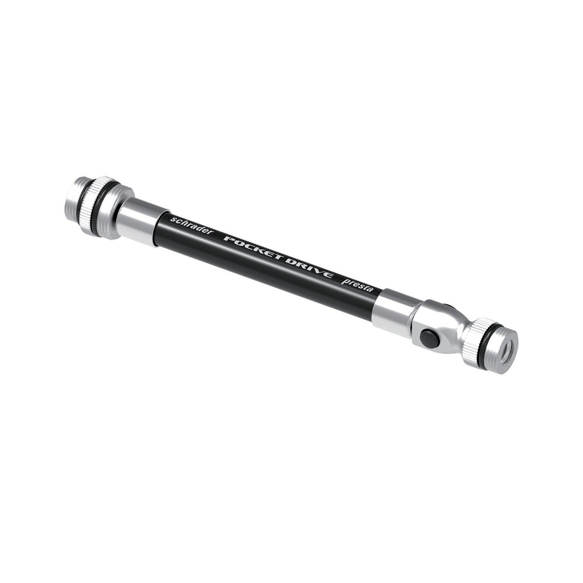 Tubo flexible de recambio LEZYNE ABS Flex Presta/Schrader Pocket Drive Mini negro/plata