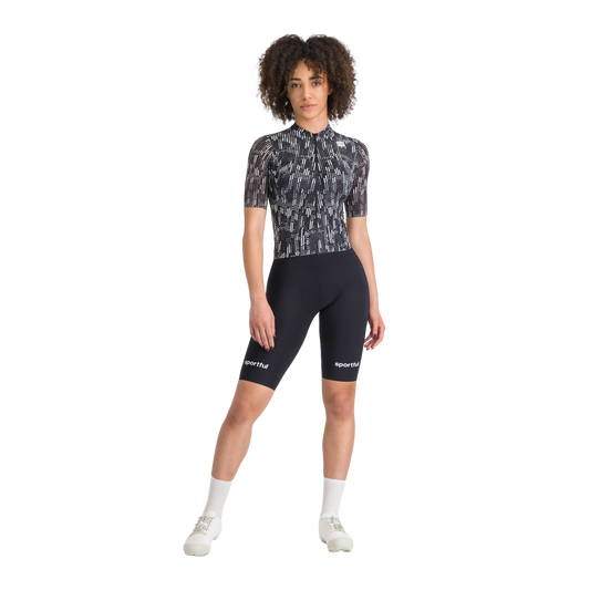 SPORTFUL G-SUIT Mujer Manga Corta Negro/Blanco