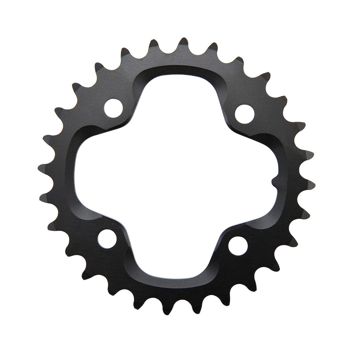 Plato interior SRAM S1 CNC de 10 velocidades, 4 agujeros, 80 mm — vista del plato sobre fondo blanco