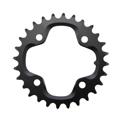 Plato interior SRAM S1 CNC de 10 velocidades, 4 agujeros, 80 mm — vista del plato sobre fondo blanco