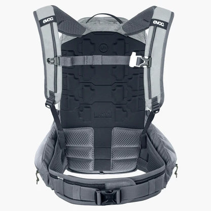 Mochila con Protección Dorsal EVOC TRAIL PRO 16L Gris