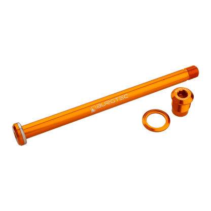 Eje de Rueda Trasera BURGTEC 174mm para Cuadro Yeti Naranja