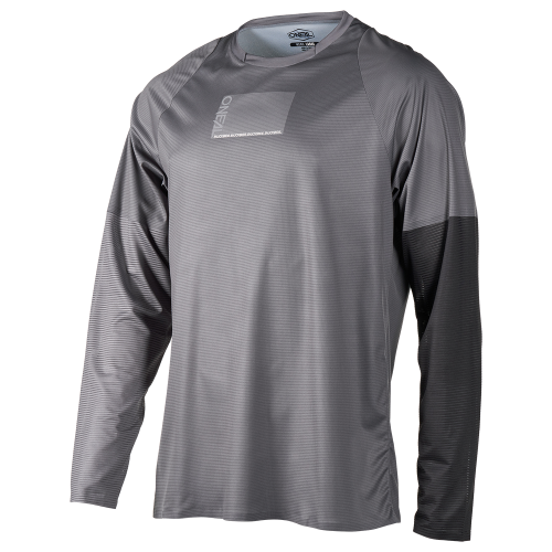 Maillot O'NEAL ELEMENT FR PALIN Manga Larga Gris/Negro