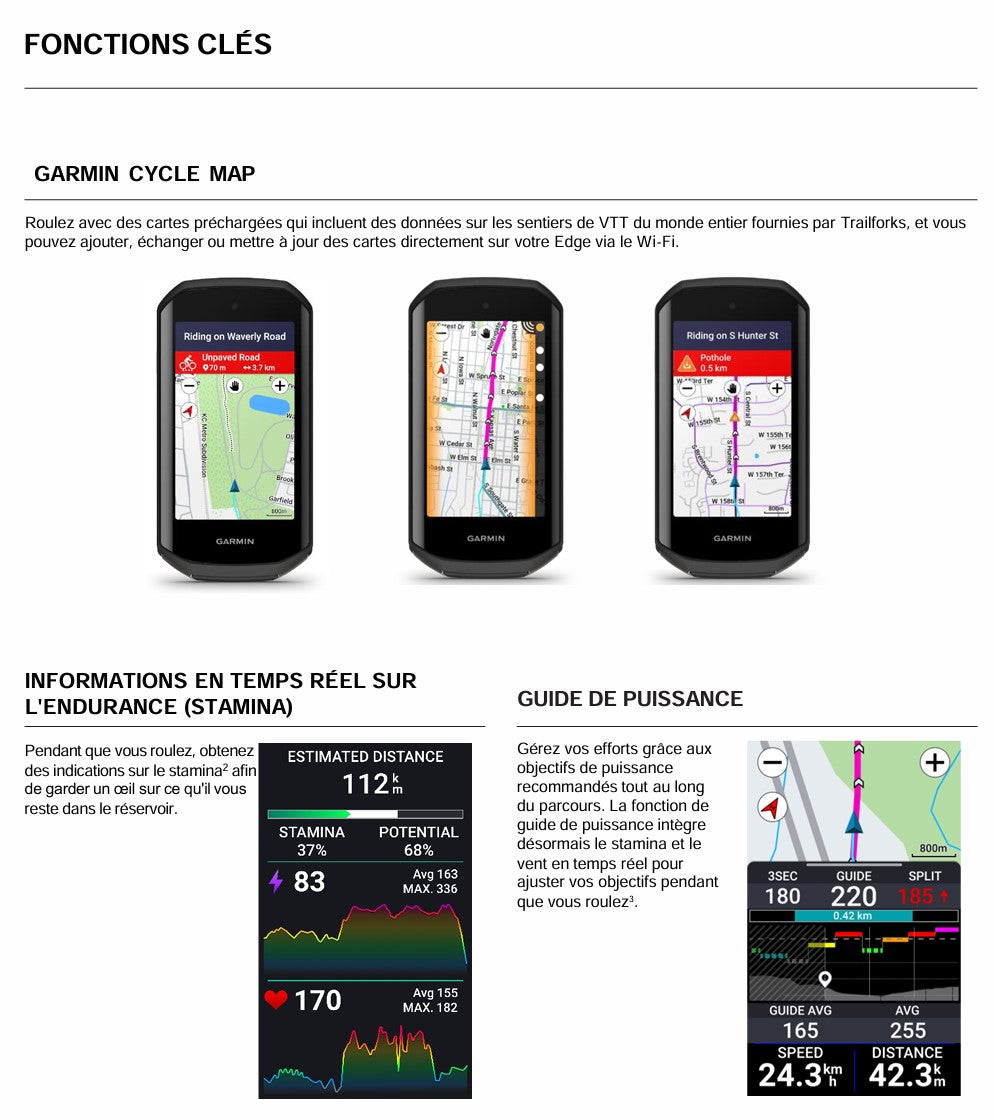 GPS GARMIN EDGE 1050