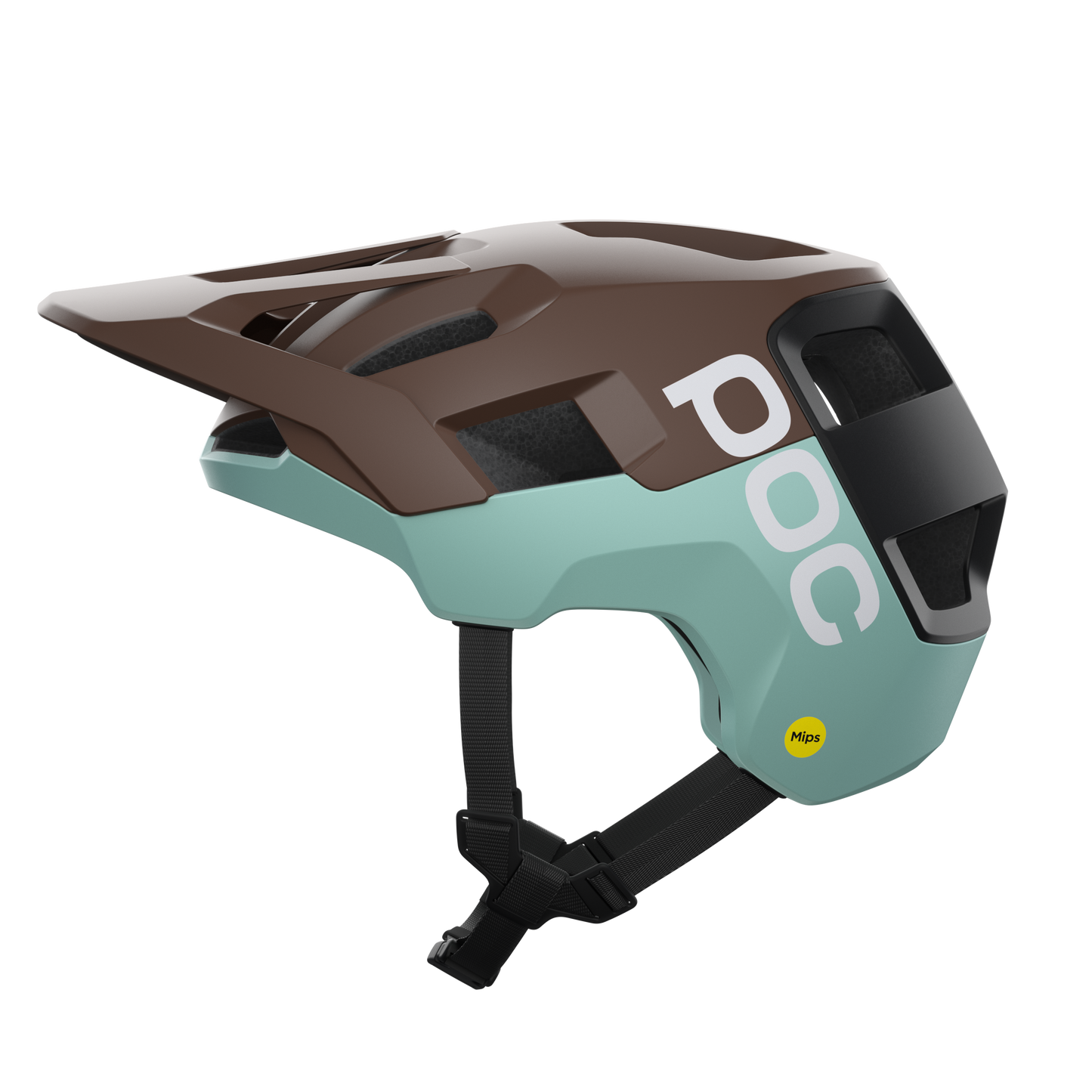 Casco MTB POC KORTAL RACE MIPS Blanco Marrón/Azul