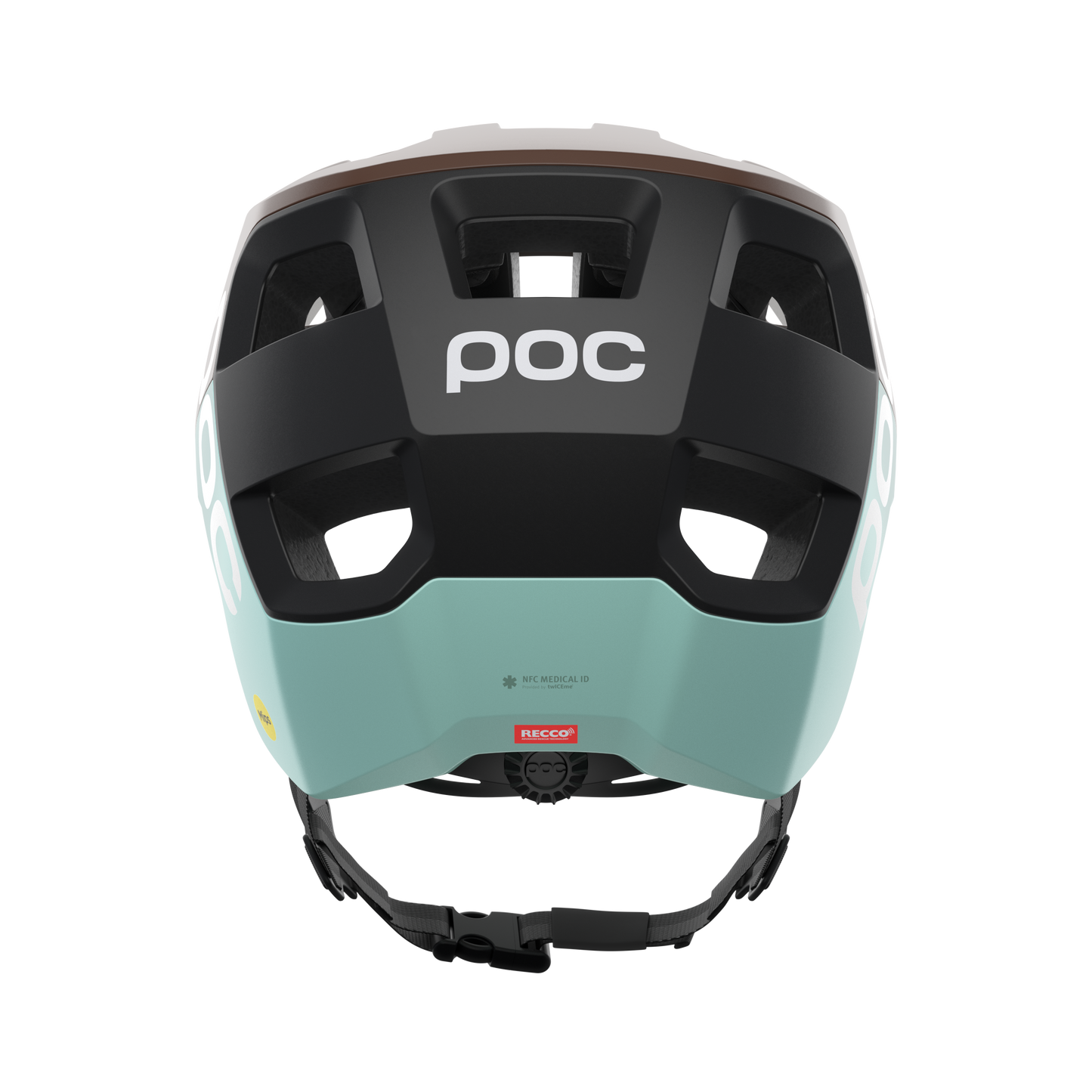 Casco MTB POC KORTAL RACE MIPS Blanco Marrón/Azul