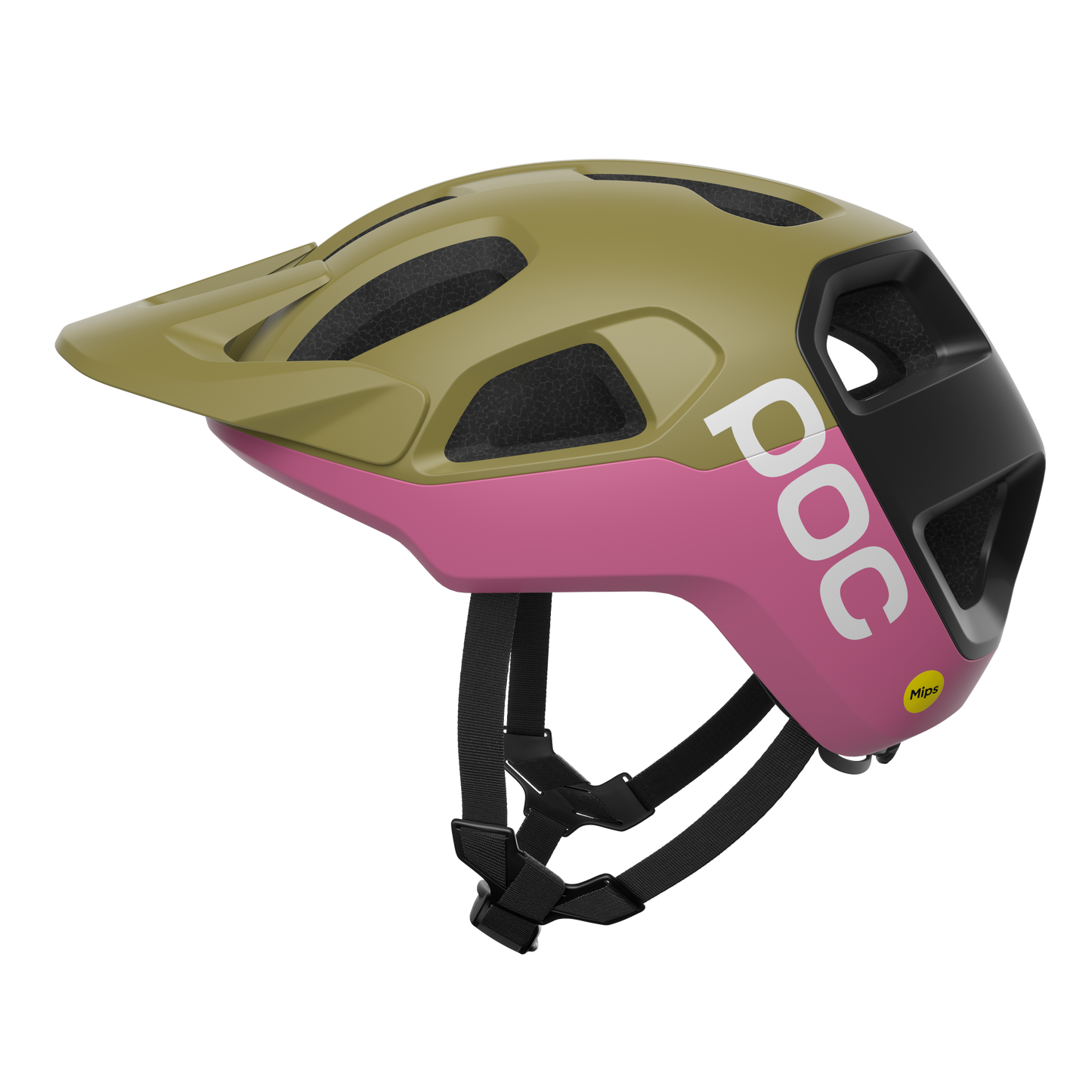 Casco MTB POC CULARIS Verde/Rosa Mate
