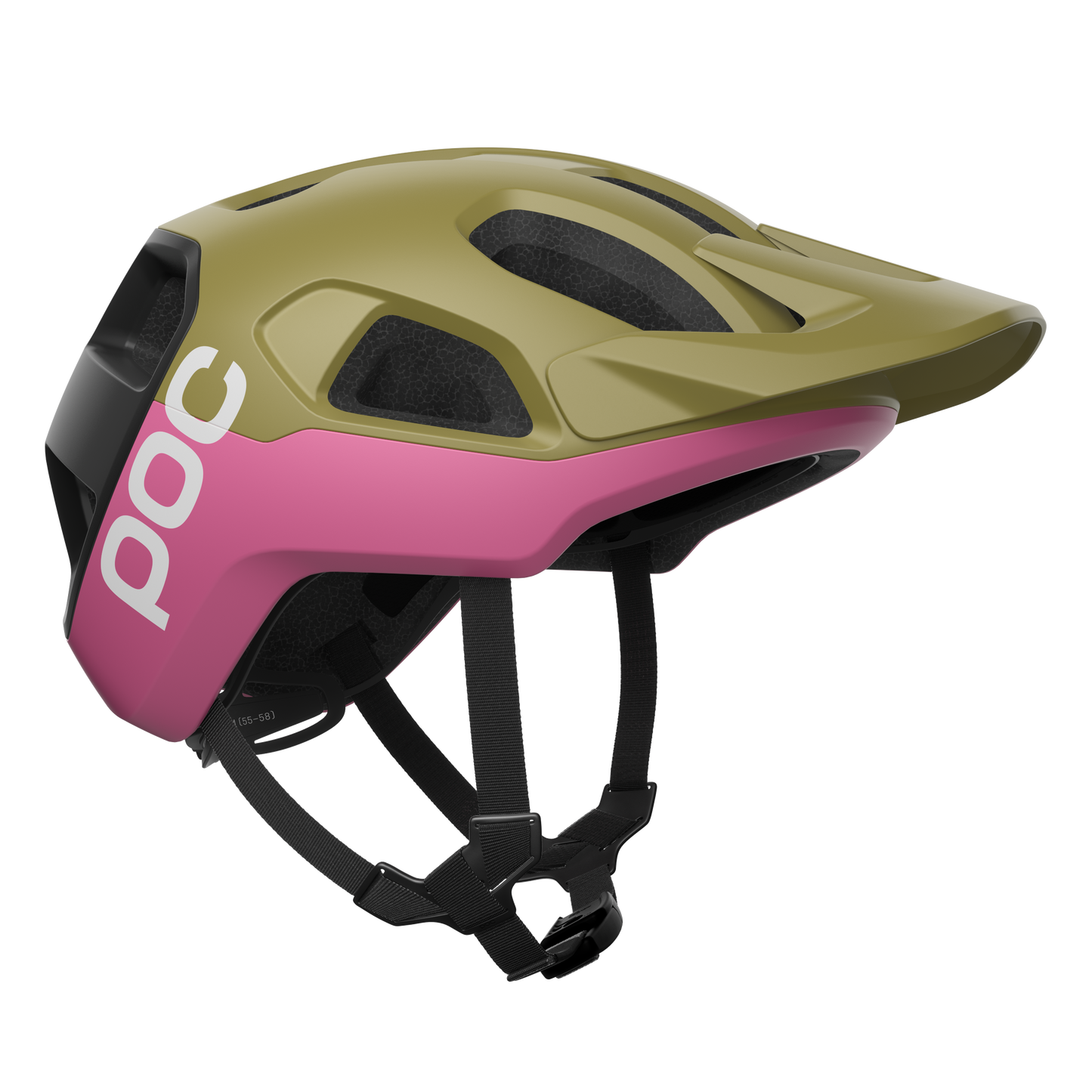 Casco MTB POC CULARIS Verde/Rosa Mate