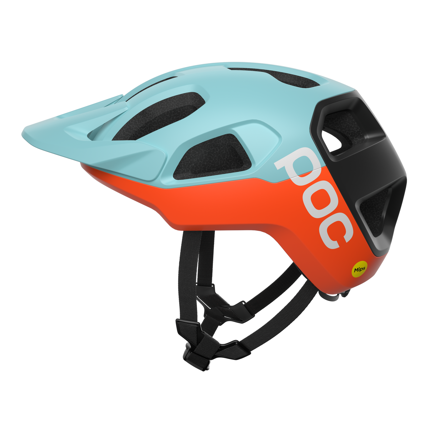 Casco MTB POC CULARIS Azul/Naranja Mate