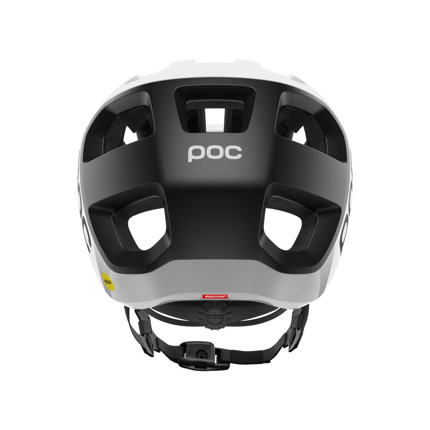 Casco MTB POC CULARIS Blanco/Negro Logo Mate