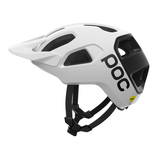 Casco MTB POC CULARIS Blanco/Negro Logo Mate