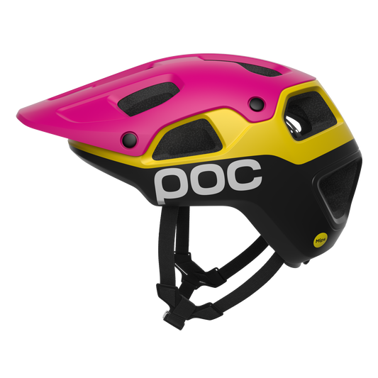 Casco MTB POC CULARIS PURE Rosa/Amarillo/Negro