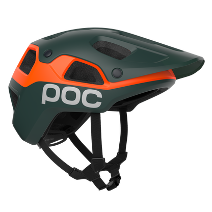 Casco MTB POC CULARIS PURE Verde Mate/Naranja Mate