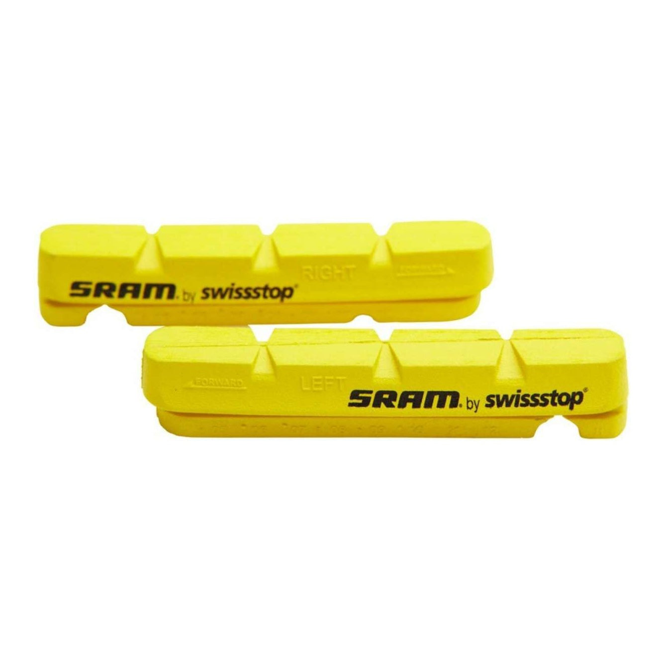 Par de zapatas SRAM Carbon Rim Cartridge Pads Amarillo