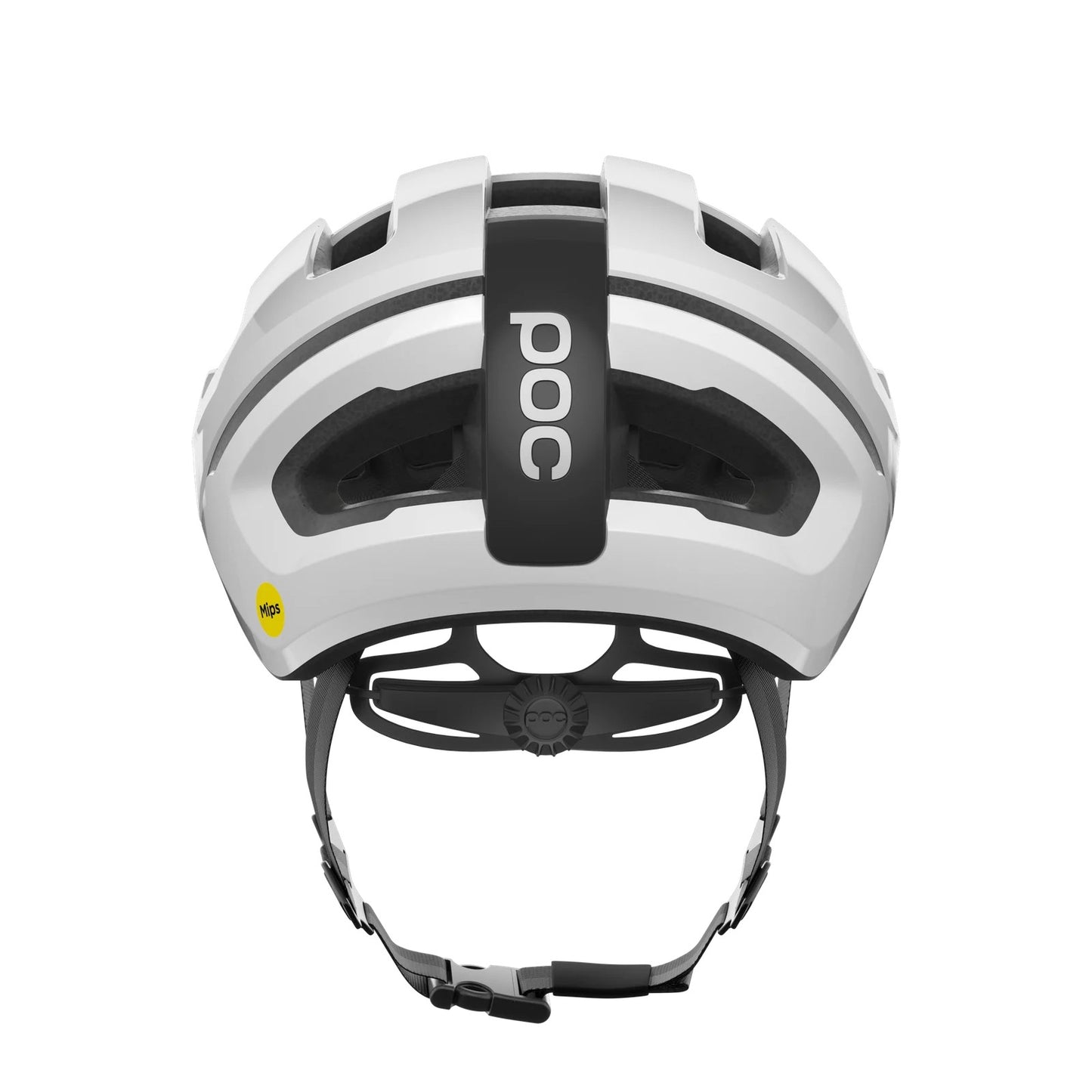Casco de carretera POC OMNE AIR MIPS Logo Blanco/Negro Mate