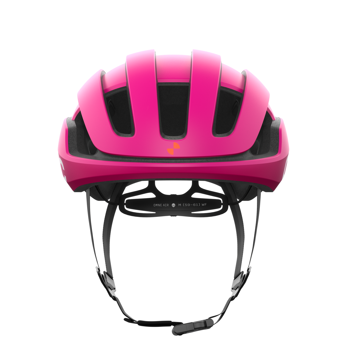 Casco de carretera POC OMNE AIR MIPS Logo Rosa/Amarillo
