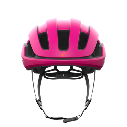 Casco de Carretera POC OMNE AIR MIPS Logo Rosa/Amarillo