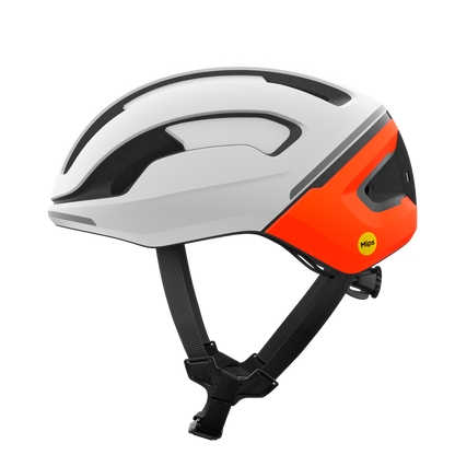 Casco de Carretera POC OMNE BEACON MIPS Blanco/Naranja Matt