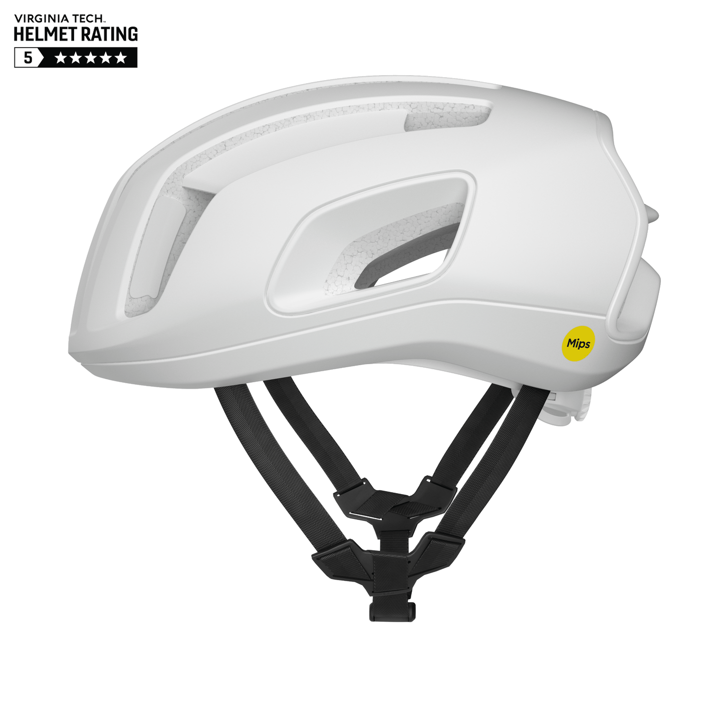 Casco de carretera POC CYTAL MIPS Blanco Mate