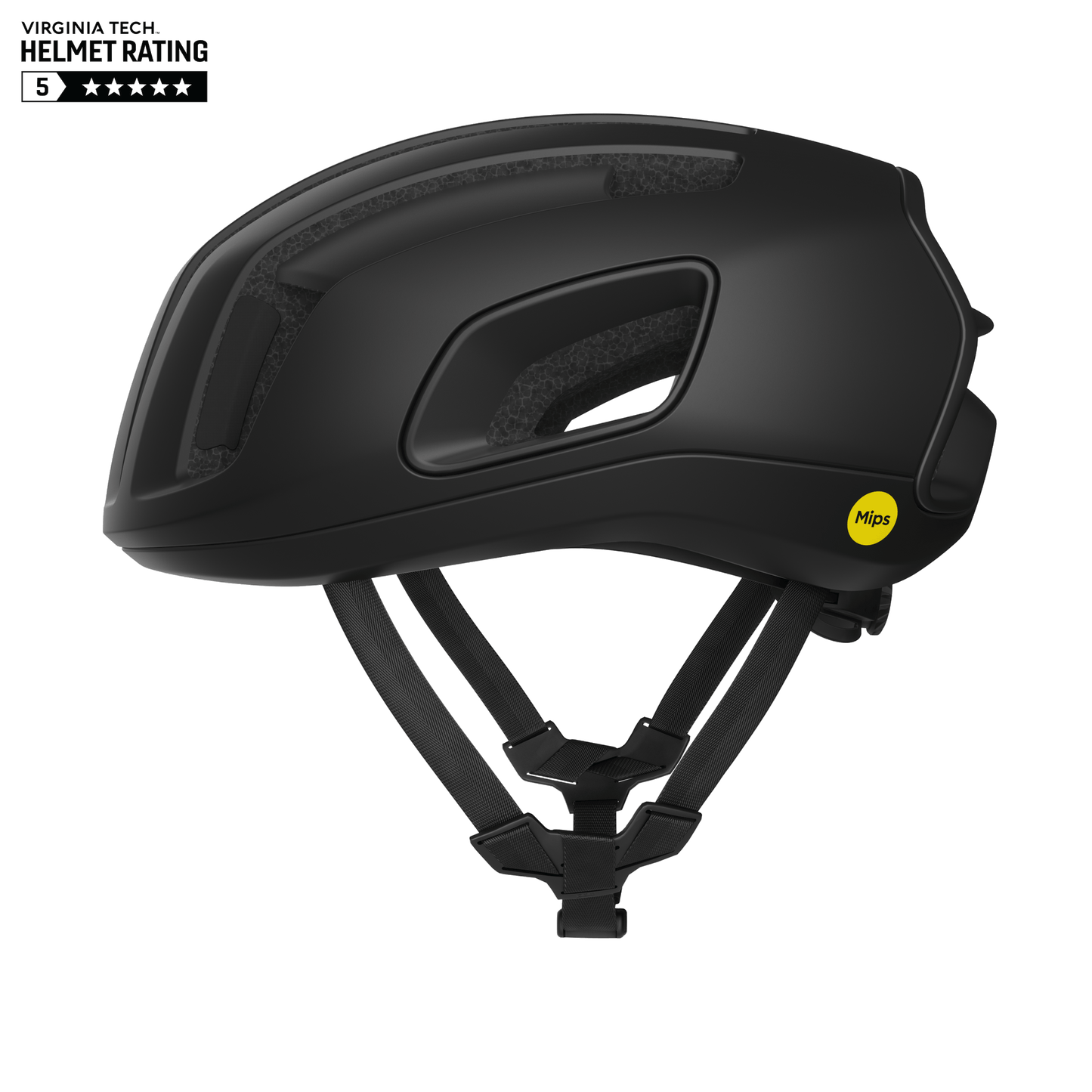 Casco de carretera POC CYTAL MIPS Negro Mate