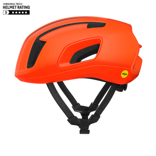 Casco de carretera POC CYTAL Naranja Fluo