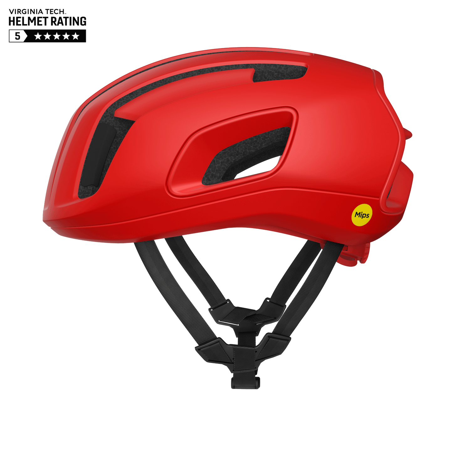 Casco de carretera POC CYTAL MIPS Rojo Mate