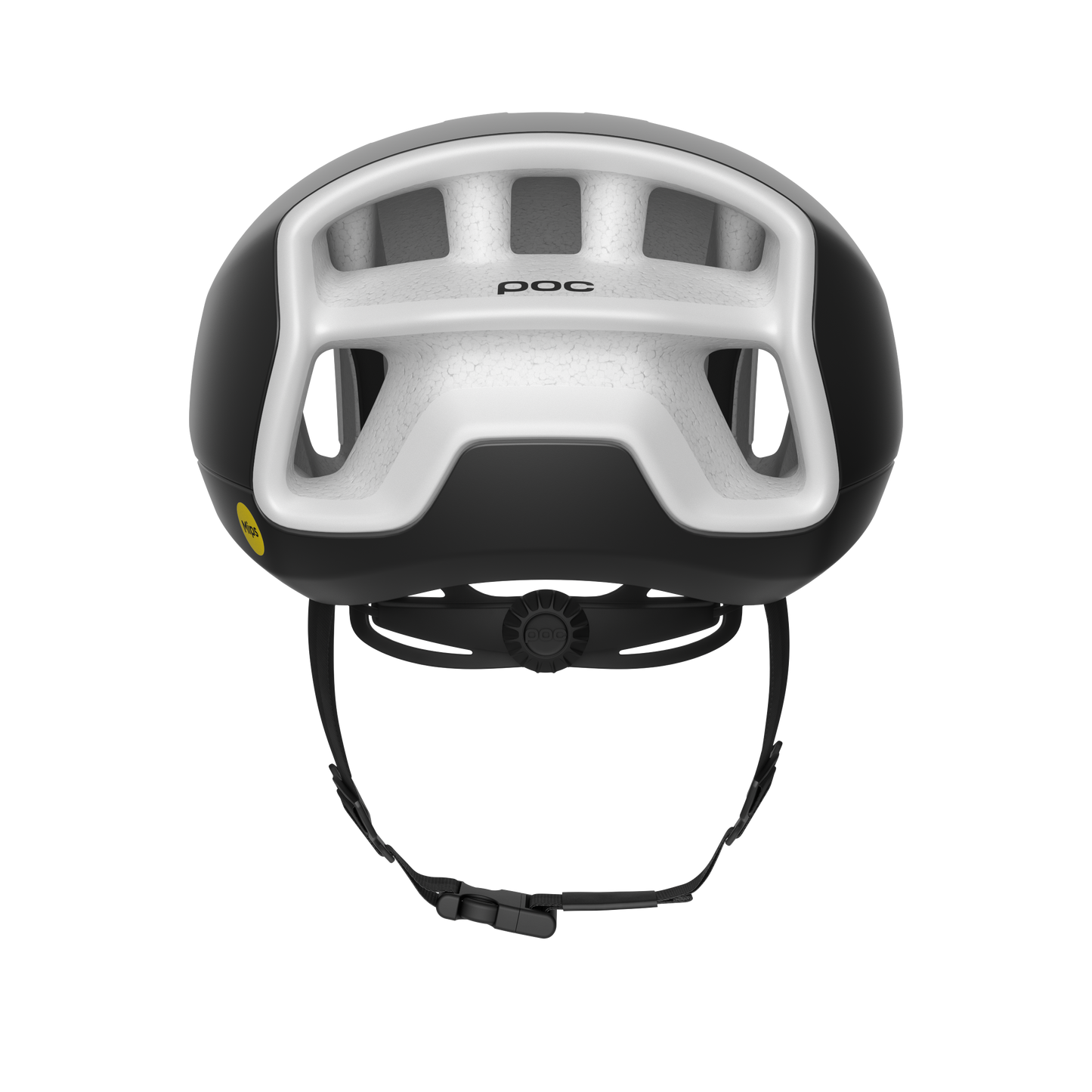 Casco de carretera POC CYTAL MIPS negro mate/blanco mate