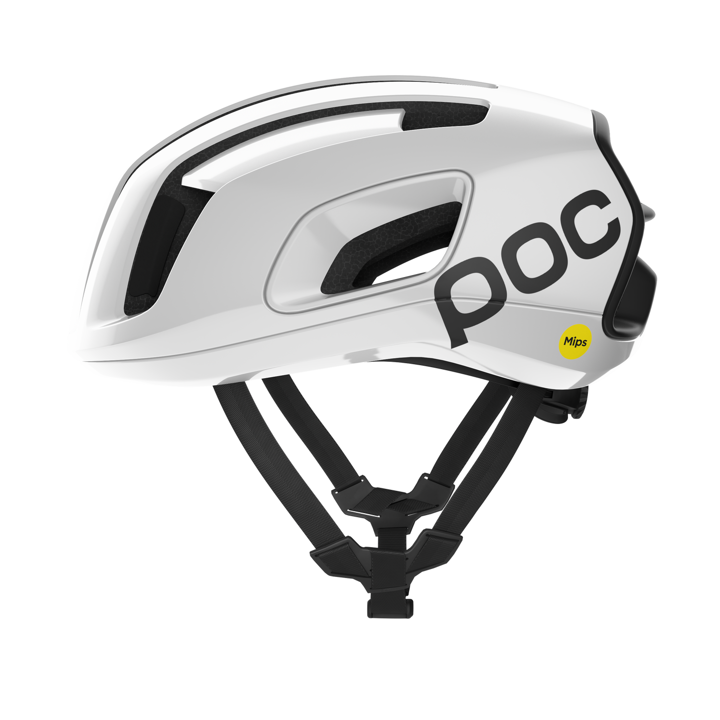 Casco de carretera POC CYTAL MIPS Blanco/Negro Mate